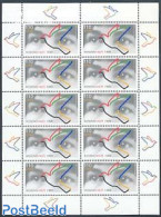 Germany, Federal Republic 1999 Kosovo Aid M/s, Mint NH, History - Nature - Human Rights - Birds - Pigeons - Ongebruikt