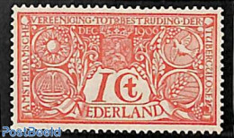 Netherlands 1906 1+1c, Stamp Out Of Set, Unused (hinged), Health - Health - Nuovi