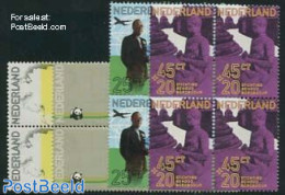 Netherlands 1971 Prince Bernhard 4v, Blocks Of 4 [+], Mint NH, History - Nature - Transport - Kings & Queens (Royalty).. - Nuovi