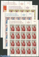 Liechtenstein 1966 Vaduz Church Restoration 4 M/ss, Mint NH, Religion - Christmas - Churches, Temples, Mosques, Synago.. - Ongebruikt