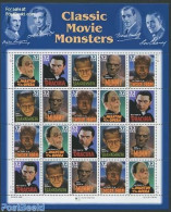 United States Of America 1997 Classic Movie Monsters M/s, Mint NH, Performance Art - Movie Stars - Nuevos