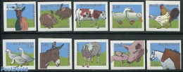 Belgium 2006 Farm Animals 10v S-a, Mint NH, Nature - Animals (others & Mixed) - Cattle - Poultry - Nuovi