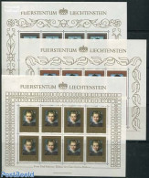 Liechtenstein 1985 Paintings 3 M/ss, Mint NH, Art - Paintings - Unused Stamps
