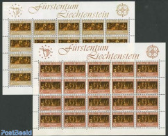 Liechtenstein 1985 Europa 2 M/ss, Mint NH, History - Performance Art - Europa (cept) - Music - Unused Stamps