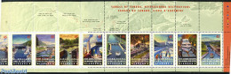 Canada 1998 Waterways 10v In Booklet, Mint NH, Nature - Transport - Water, Dams & Falls - Ships And Boats - Art - Brid.. - Nuevos