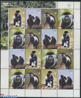 Angola 2004 WWF, Monkeys M/s, Mint NH, Nature - Animals (others & Mixed) - Monkeys - World Wildlife Fund (WWF) - Angola