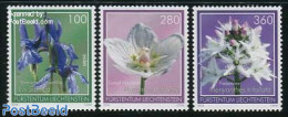 Liechtenstein 2014 Flowers 3v S-a, Mint NH, Nature - Flowers & Plants - Ungebraucht