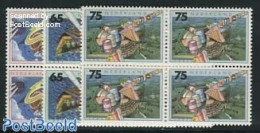 Netherlands 1991 Environment Protection 3v, Blocks Of 4 [+], Mint NH, Nature - Environment - Unused Stamps