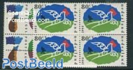 Netherlands 1993 Stamp Day 2v, Blocks Of 4 [+], Mint NH, Stamp Day - Nuovi