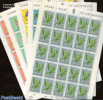 Luxemburg 1977 Caritas 5 M/ss, Mint NH, Nature - Religion - Flowers & Plants - Christmas - Unused Stamps