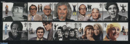 Great Britain 2015 Comedy Greats 2x5v [::::], Mint NH, Performance Art - Film - Musical Instruments - Unused Stamps