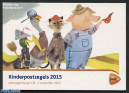 Netherlands 2015 Child Welfare, Presentation Pack 531, Mint NH, Nature - Birds - Cats - Ducks - Art - Children's Books.. - Ongebruikt