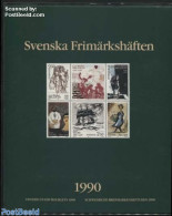 Sweden 1990 Official Booklet Yearset 1990, Mint NH, Various - Stamp Booklets - Yearsets (by Country) - Ungebraucht