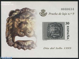 Spain 1995 Stamp Day, Special Sheet (not Valid For Postage), Mint NH, Stamp Day - Neufs