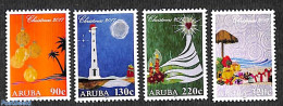 Aruba 2017 Christmas 4v, Mint NH, Religion - Various - Christmas - Lighthouses & Safety At Sea - Christmas