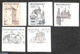 Belgium 1988 Tourism 5v, Imperforated, Mint NH, Various - Tourism - Unused Stamps
