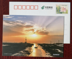 Pump Oil Machine,China 2016 Tianjin Dagang Oilfield Advertising Pre-stamped Card - Petróleo