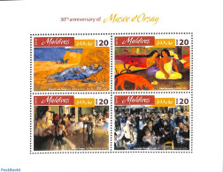 Maldives 2016 Musée D'Orsay 4v M/s, Mint NH, Art - Edgar Degas - Modern Art (1850-present) - Museums - Paintings - Pa.. - Musées
