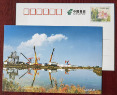 Pump Oil Machine,China 2016 Tianjin Dagang Oilfield Advertising Pre-stamped Card - Aardolie