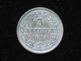 ALLEMAGNE - 3  Kreuzer 1864 GR. HESSISCHE SCHEIDEMÜNZE  **** EN ACHAT IMMEDIAT **** - Petites Monnaies & Autres Subdivisions