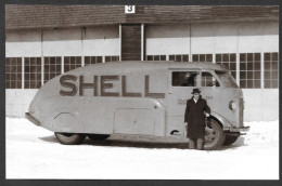 Québec - Camion De Service SHELL à L'aéroport De Quebec En 1948 - Photo Clermond Desroches - Éditeur Jocelyn Paquet - Québec - La Cité