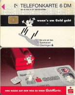 Germany - Sparkasse Geldkarte (Overpint 'Sparkasse Überlingen') - O 1153 - 11.1997, 6DM, Used - O-Series : Series Clientes Excluidos Servicio De Colección