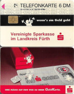 Germany - Sparkasse Geldkarte (Overpint 'Landkreis Fürth') - O 1153 - 11.1997, 6DM, Used - O-Series : Series Clientes Excluidos Servicio De Colección