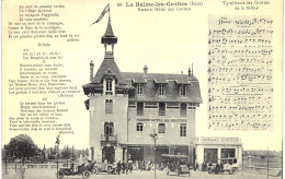 Carte POSTALE Ancienne De  LA BALME Les GROTTES - Modern Hôtel, Tyrolienne Des Grottes - La Balme-les-Grottes