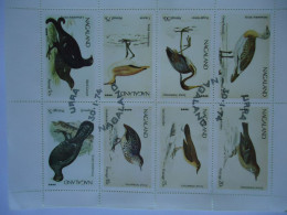 NAGALAND USED STAMPS SET 8  BIRD BIRDS - Altri & Non Classificati