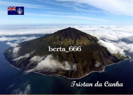 Tristan Da Cunha Island Aerial View New Postcard - Sant'Elena