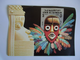 UMM AL QIWAIN MNH  IMPERFORATE SHEET CARNIVAL - Carnavales