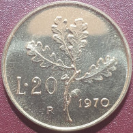 Italy 20 Lire, 1970 KM97 - Altri & Non Classificati