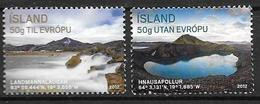 Islande 2012, N°1272/1273 Neufs Tourisme - Neufs