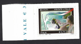 Italia 2012; EUROPA CEPT – Visitate L’ Italia – Francobollo Da € 0,75. - 2011-20: Nieuw/plakker