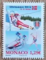 Monaco - YT N°3018 - Sport / Jeux Olympiques De La Jeunesse à Lillehammer - 2016 - Neuf - Neufs