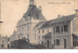 38.n°57021.corbelin.l'hotel De Ville.tramway.train - Corbelin