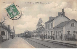 18 . N° 54666.MEHUN SUR YERE.La Gare.Train - Mehun-sur-Yèvre