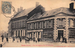 80.n°57518.nesle.place De L'eglise Et Rue De Chanoines - Nesle