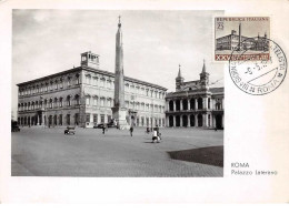 1956 .carte Maximum .italie .102861 .XXV Anniversario Dei Patti Lateranens .cachet Roma . - Maximumkaarten