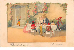 Llustrateur - N°60252 - P. Ebner N°1362 - Mariage De Poupées - Le Banquet - Ebner, Pauli