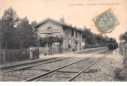 77. N° 103974 .villeparisis .train .pont De Mitry .la  Gare . - Villeparisis