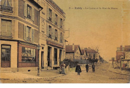 77. N° 104276 .esbly .le Casino Et La Rue De Meaux . - Esbly