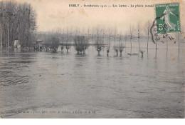 77. N° 104270 .esbly .inondations 1910 .les Ilettes .la Plaine Inondee . - Esbly