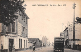 93 .n°  107955  .  Pierrefitte Sur Seine . Restaurant .autobus .rue Pierre Curie . - Pierrefitte Sur Seine