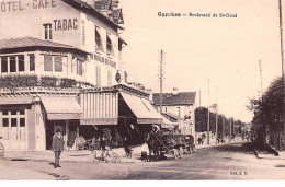 92 .n° 106710 . Garches .hotel Cafe Tabac Au Pavillon Des Fleurs .boulevard De St Cloud .attelage . - Garches