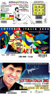 ITALIA ITALY - 10 Biglietti Lotteria Anni 2000 - Lottery Tickets