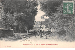 95 .n°  108043  . Goussainville . La Rue Du Bassin Prise De La Riviere . - Goussainville