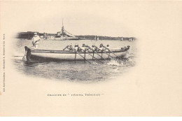 Themes .n°  108059   .transport .bateau .chaloupe De L Amiral Trehouart  . - Paquebots