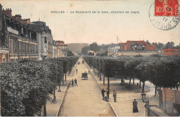 77 .n° 108927 .  Chelles . Attelage .boulevard De La Gare . - Chelles