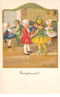 Illustrateur - N°63017 - P. Ebner N°1025 - Compliments - Enfants Dansant - Ebner, Pauli